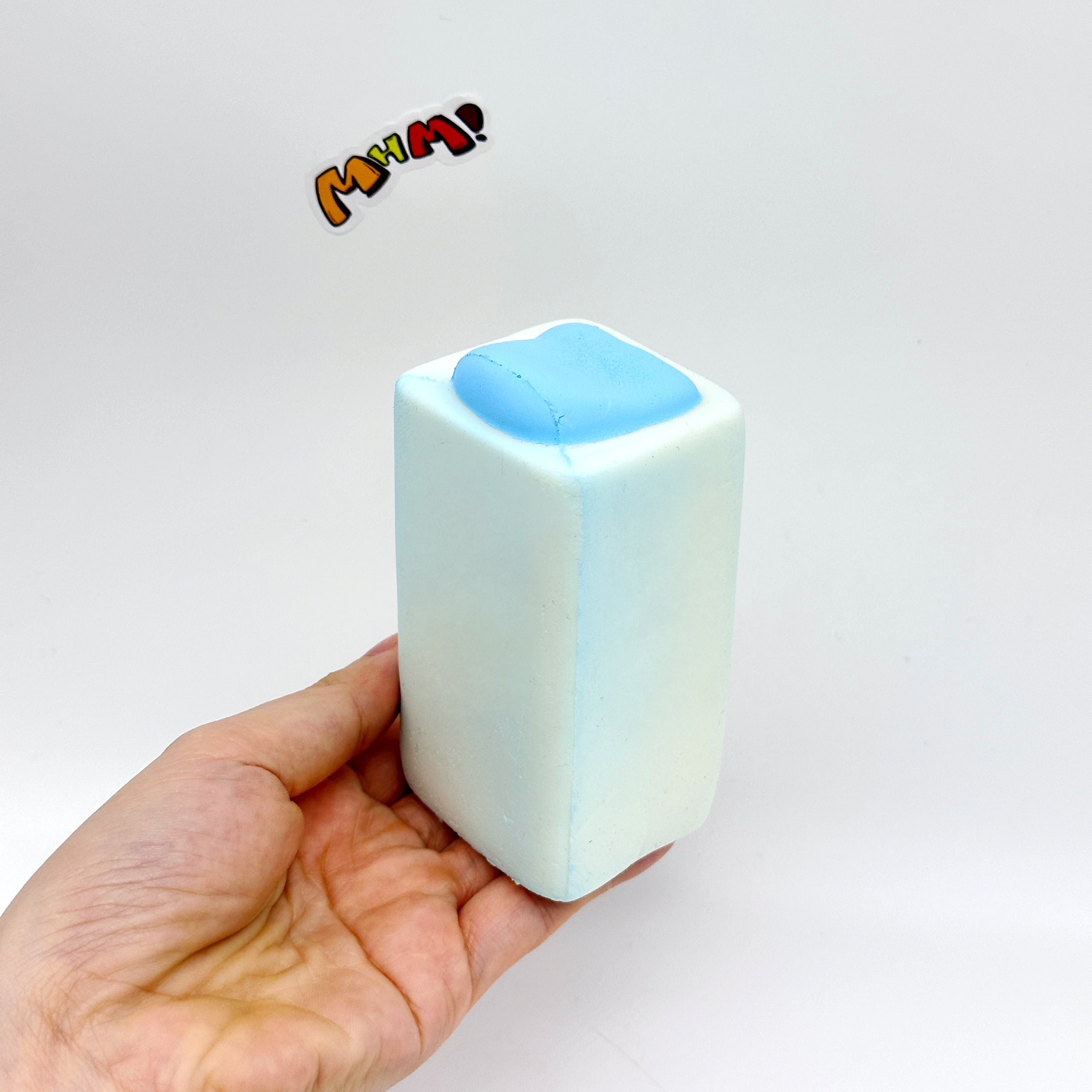 Mint Gummy Squishy | Candy Themed Slow Rising Stress Relief Toy - slow rise fidget toy texture close up