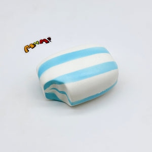 Blue Striped Fruit Gummy Squishy | Candy Themed Slow Rising Stres - slow rising squishy toy product photo