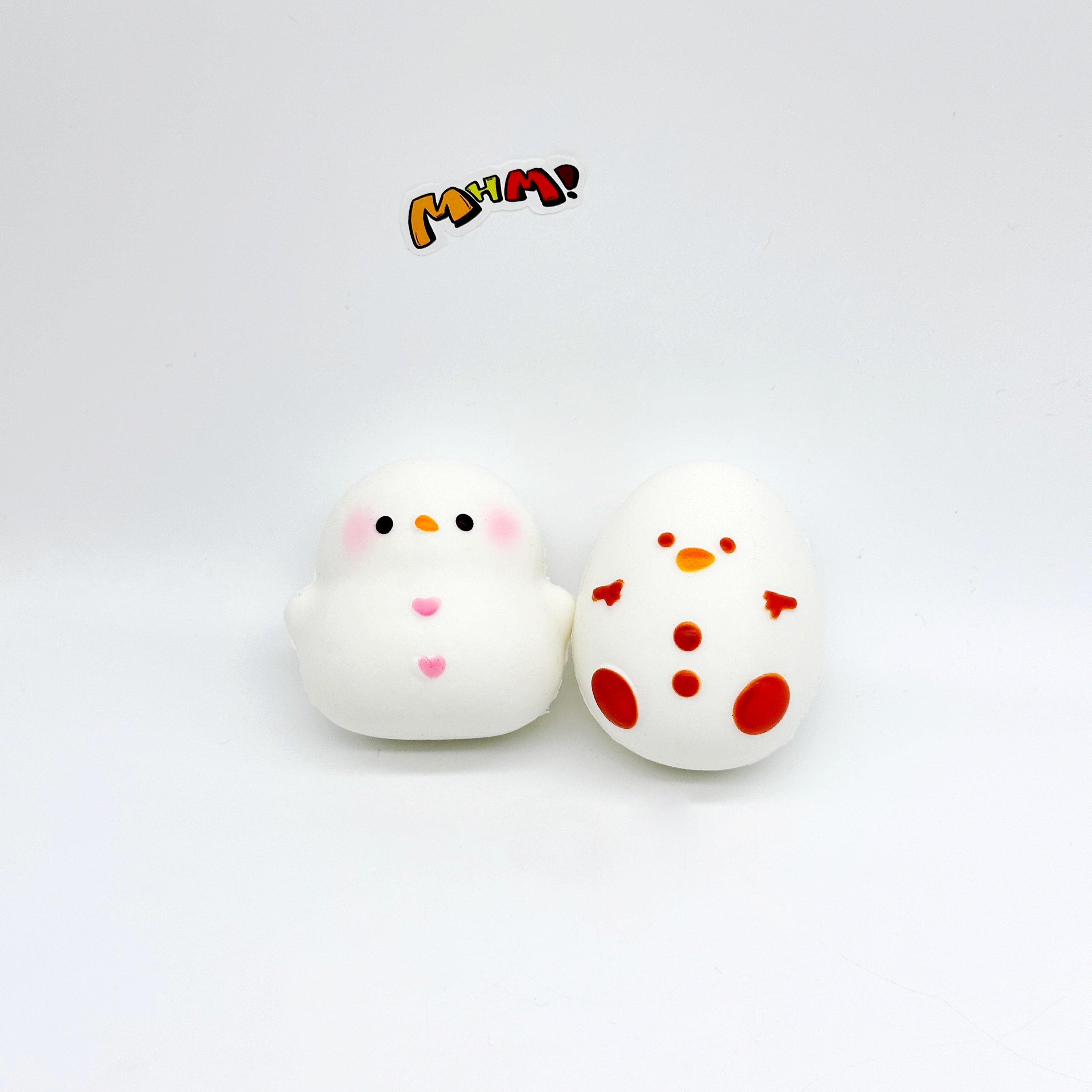 Snowman Marshmallow Squishy Blind Box | 6 Styles Winter Themed Sl - squishy toy size reference with hand