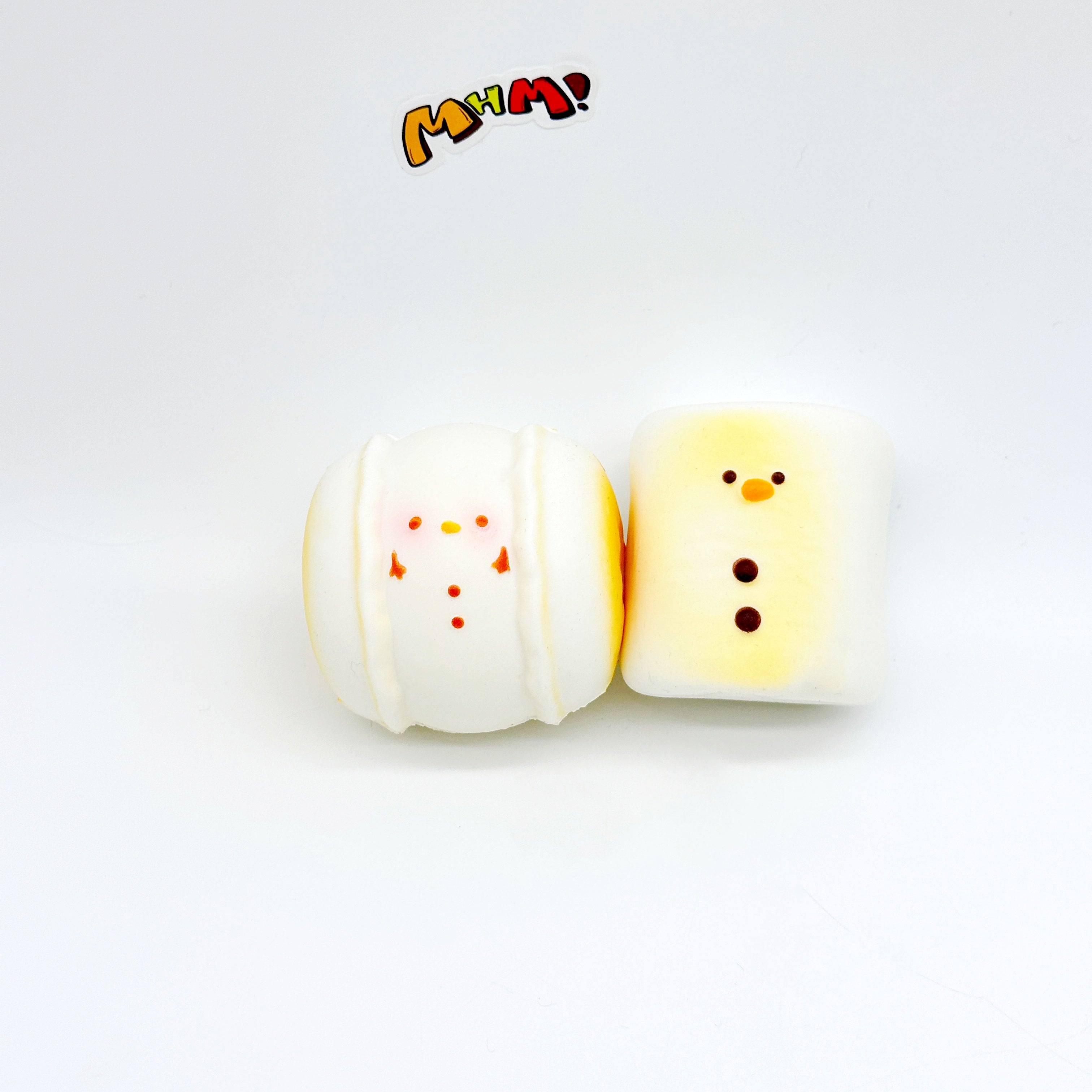 Snowman Marshmallow Squishy Blind Box | 6 Styles Winter Themed Sl - cute squishy toy packaging display