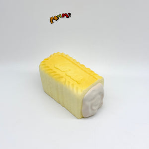 Thick Cream Filled Milk Biscuit Squishy | Snack Themed Slow Risin - slow rising squishy toy product photo