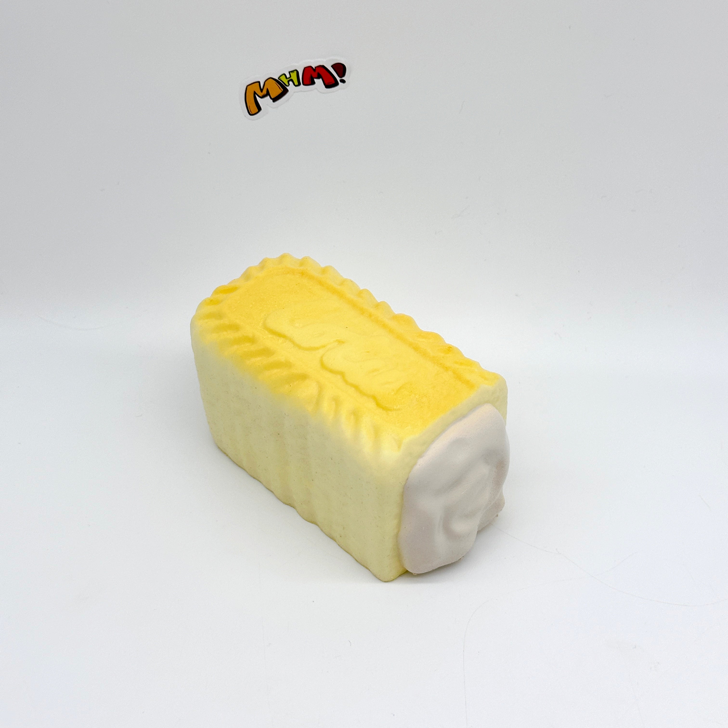 Thick Cream Filled Milk Biscuit Squishy | Snack Themed Slow Risin - slow rising squishy toy product photo