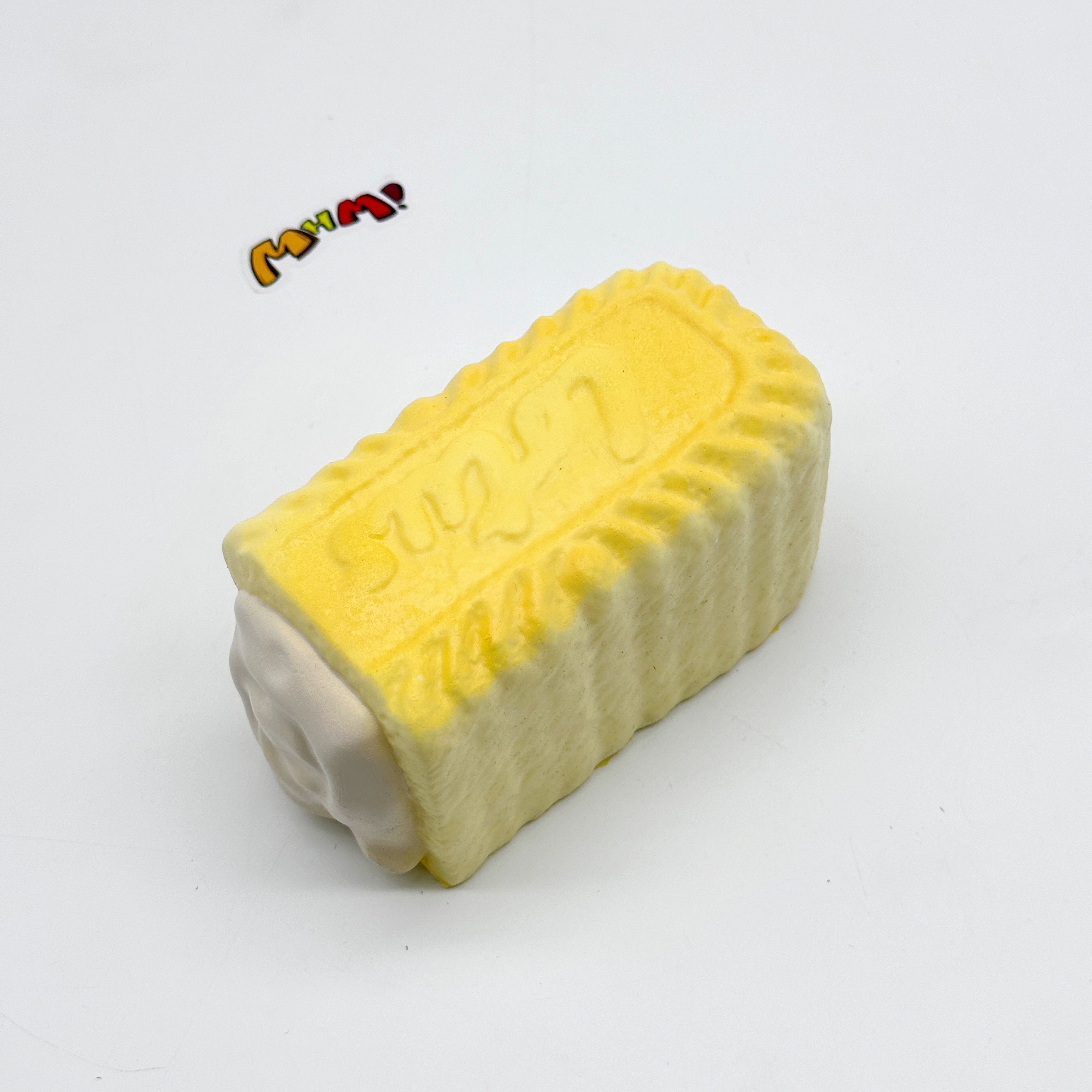 Thick Cream Filled Milk Biscuit Squishy | Snack Themed Slow Risin - kawaii squishy toy close up