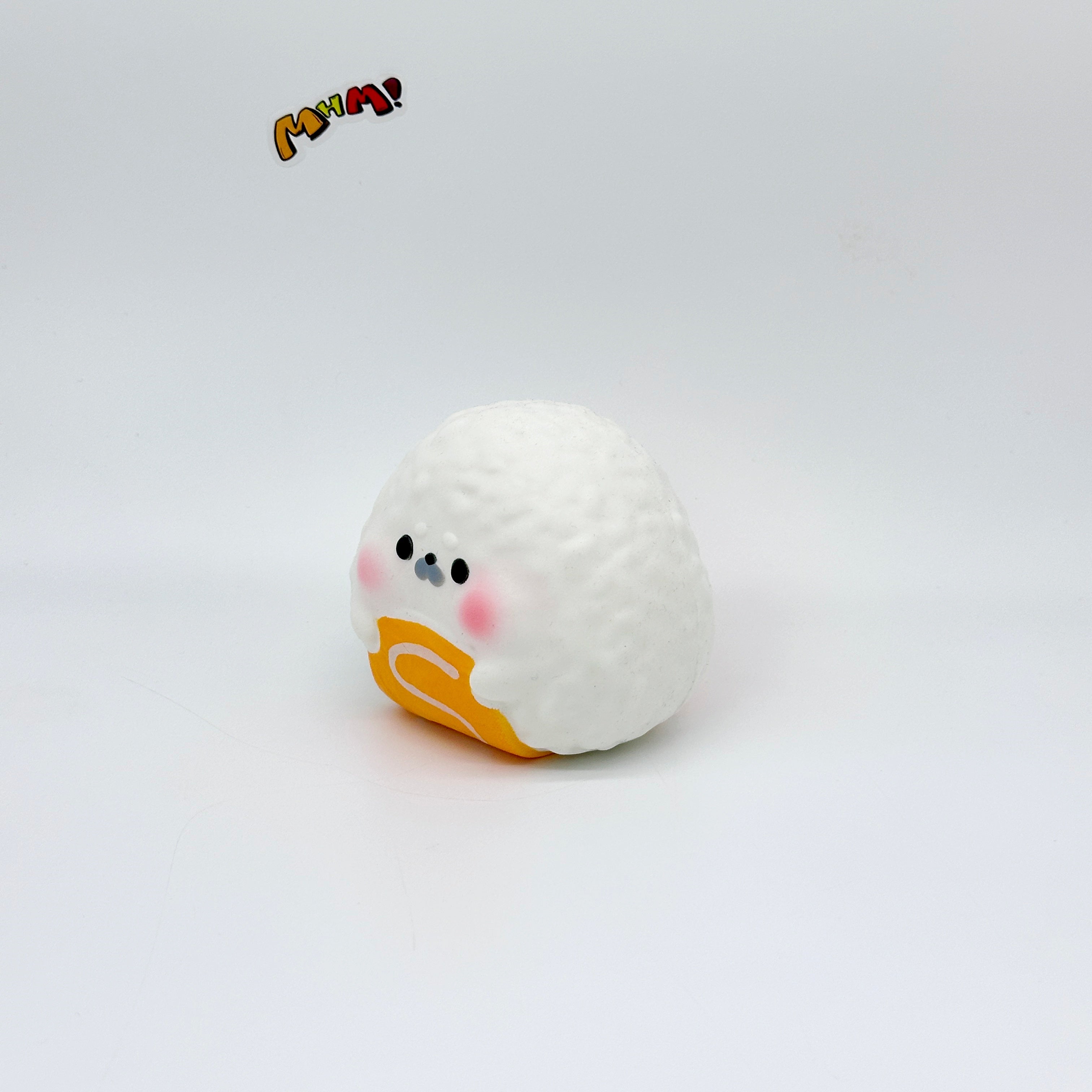 🍙 Mayonnaise Seal Onigiri Squishy | Japanese Food Themed Slow Rising Stress Relief Toy