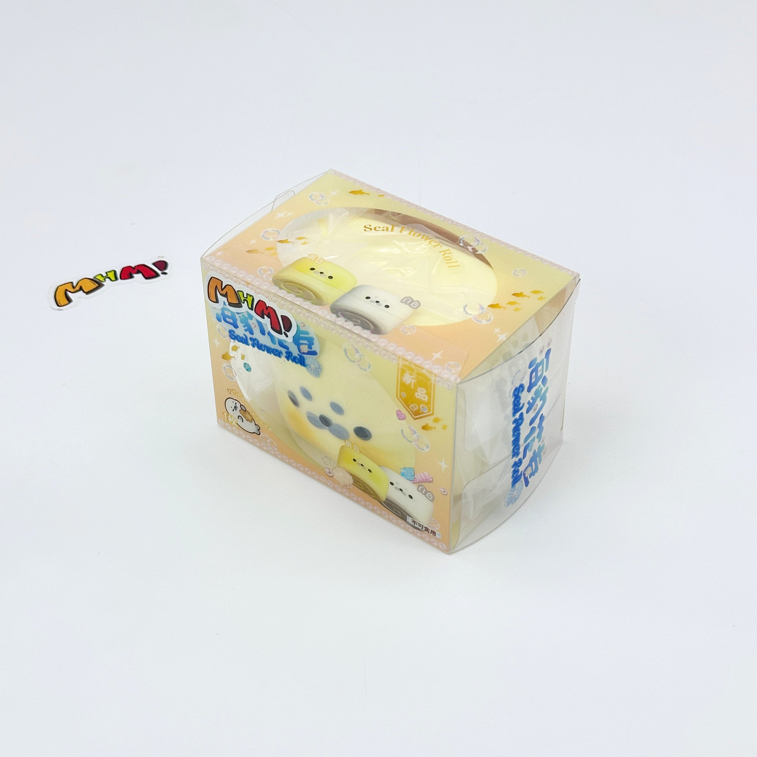 🍞 Yellow Seal Steamed Roll Squishy | Bakery Themed Slow Rising Stress Relief Toy