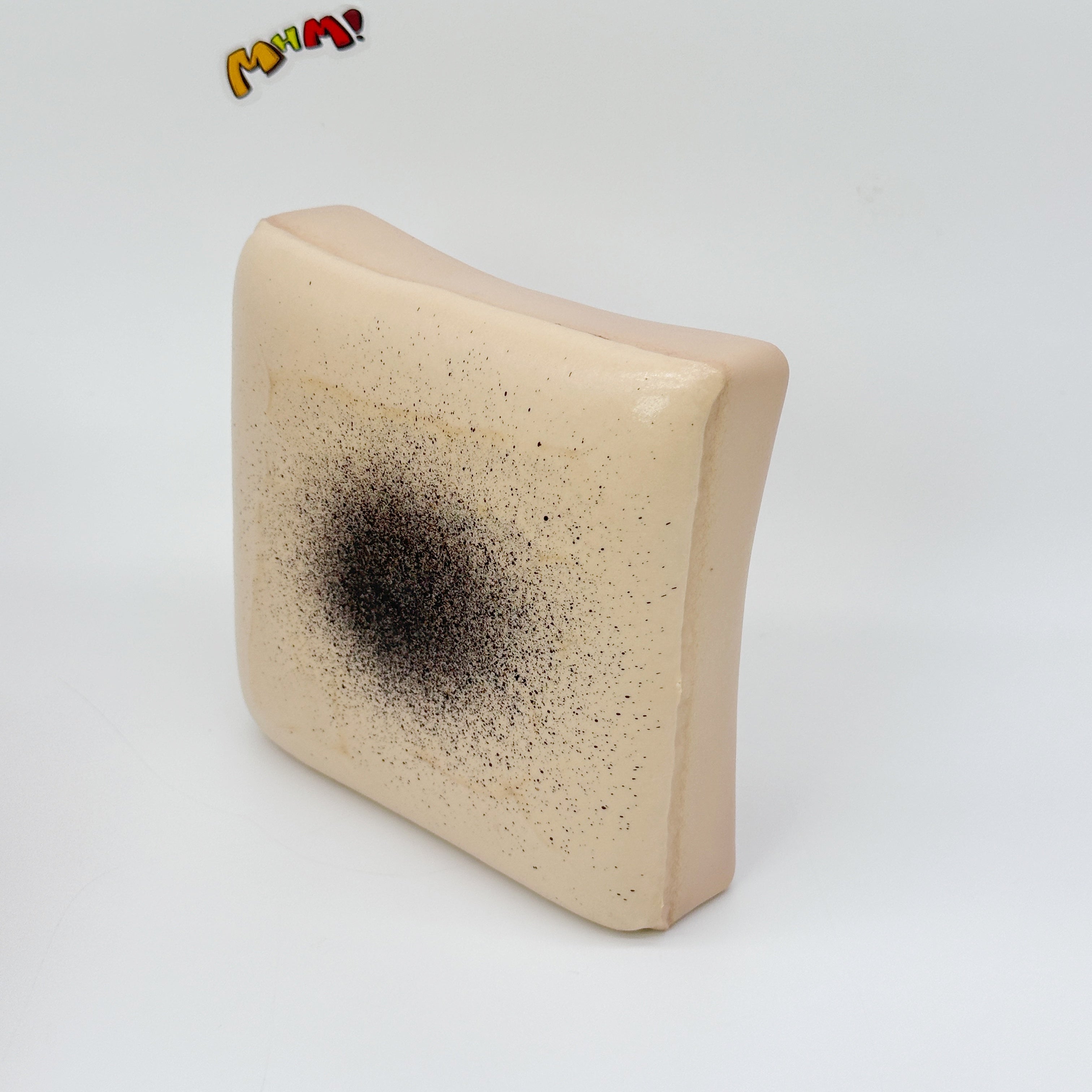 Milk Coffee Sticky Toast Squishy - Taba Style Slow Rising Bread Slice | Scented Sensory Fidget Toy