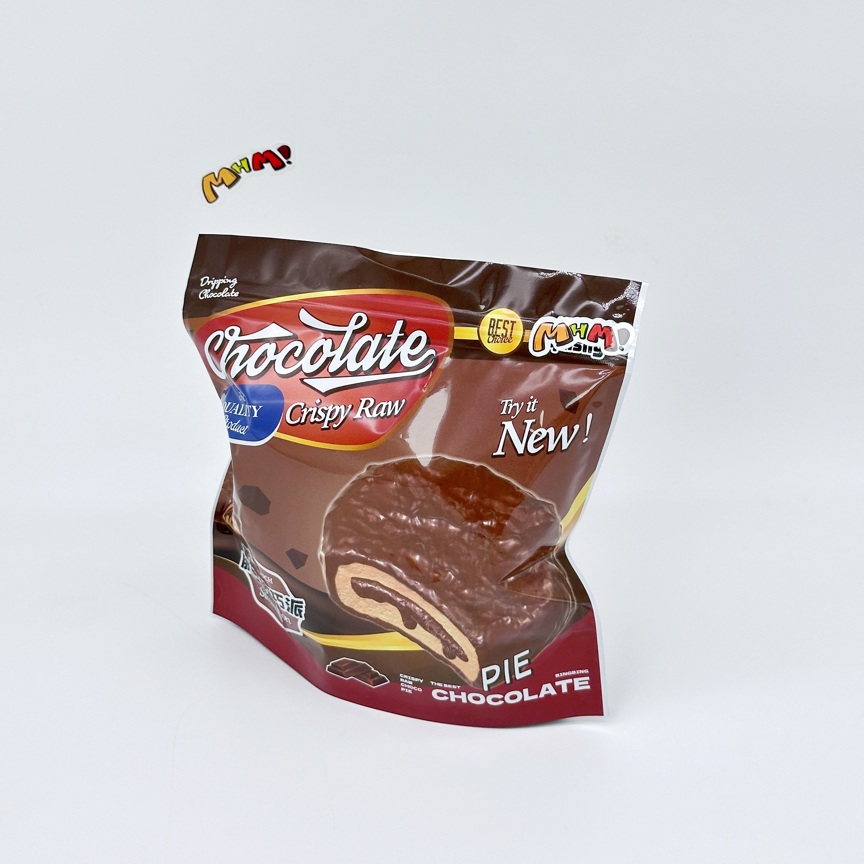🍫 Crispy Raw Chocolate Pie Squishy | Snack Themed Slow Rising Stress Relief Toy