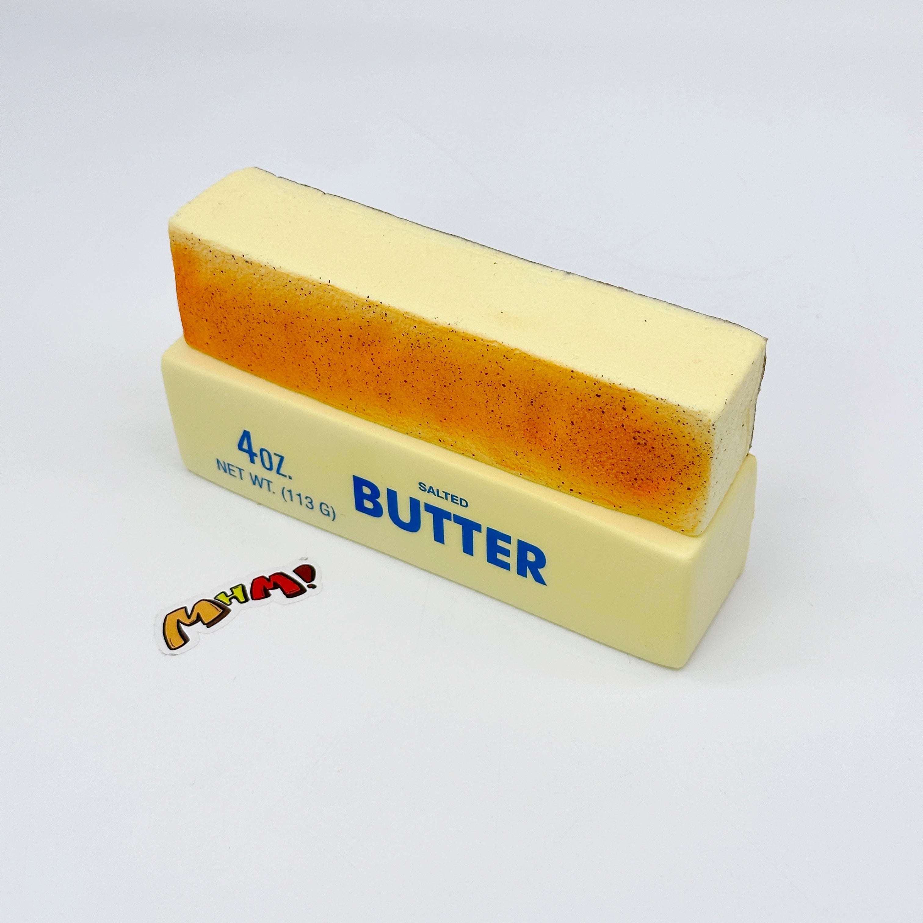Baguettes au Beurre Dorées Taba Squishy (Set) - Jouet Toast Grillé Collant & Doux | Fidget Parfumé Salé