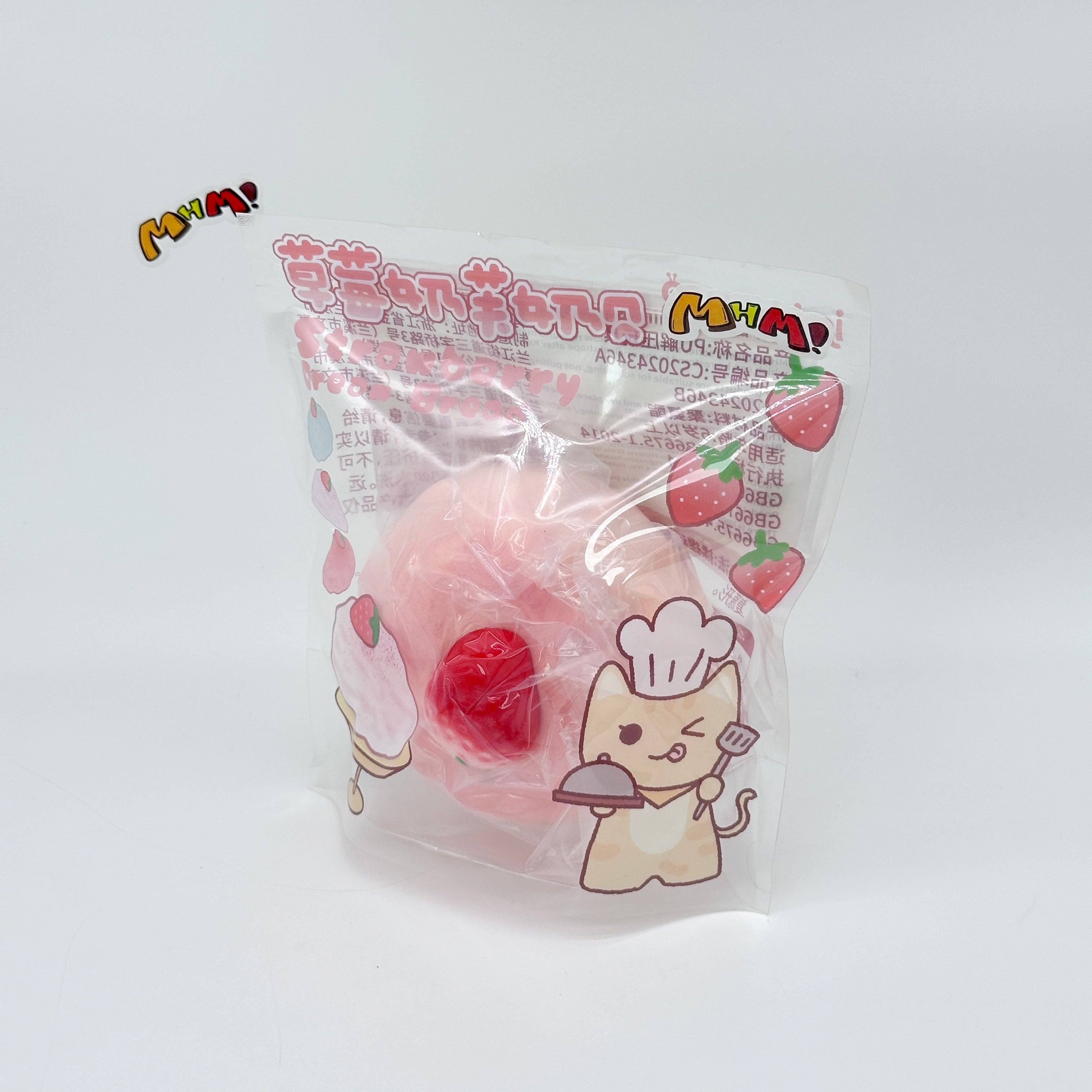 ピンクストロベリースフレスクイーズ デザート風 – MHM squishy
