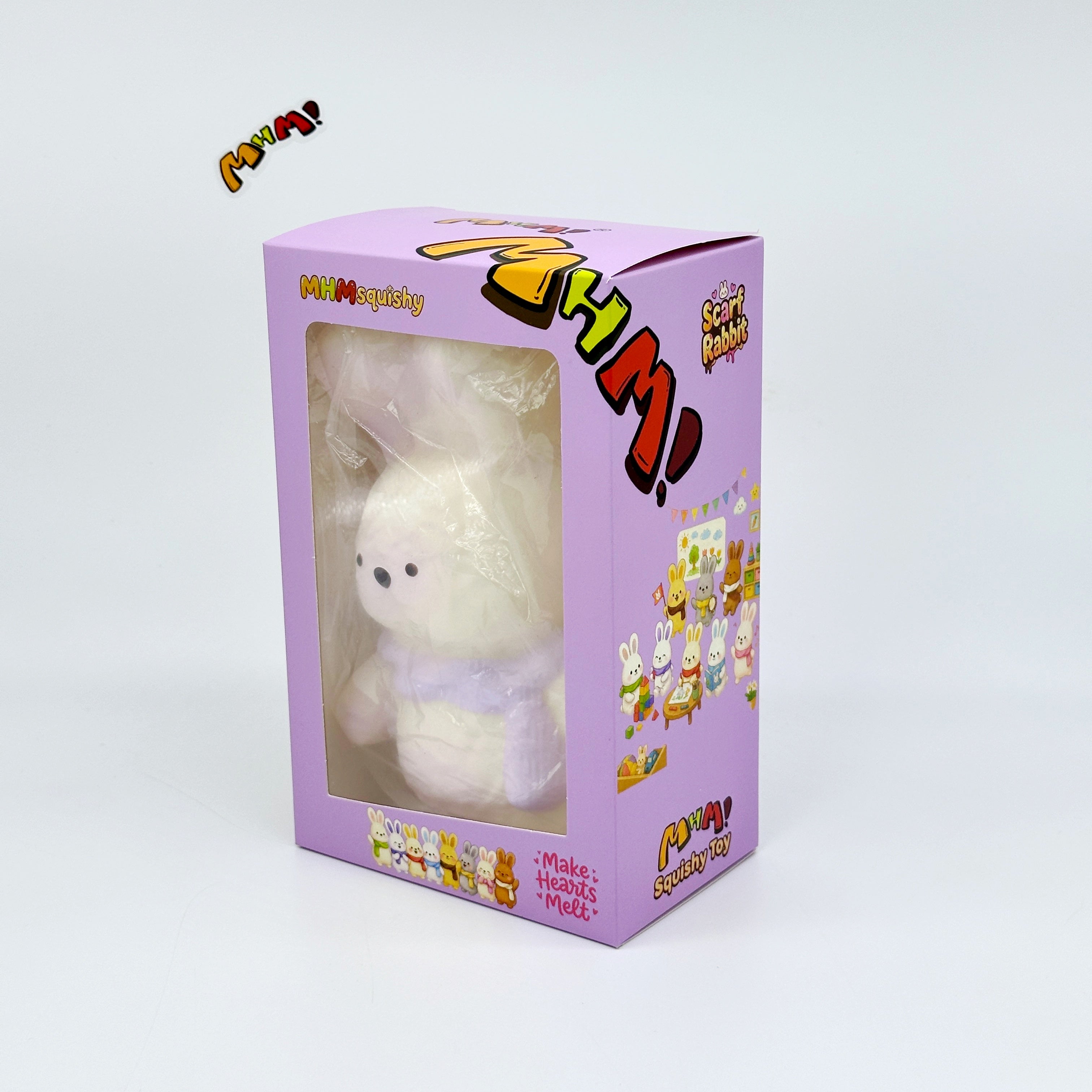 Purple Scarf Bunny Squishy alternate view 8