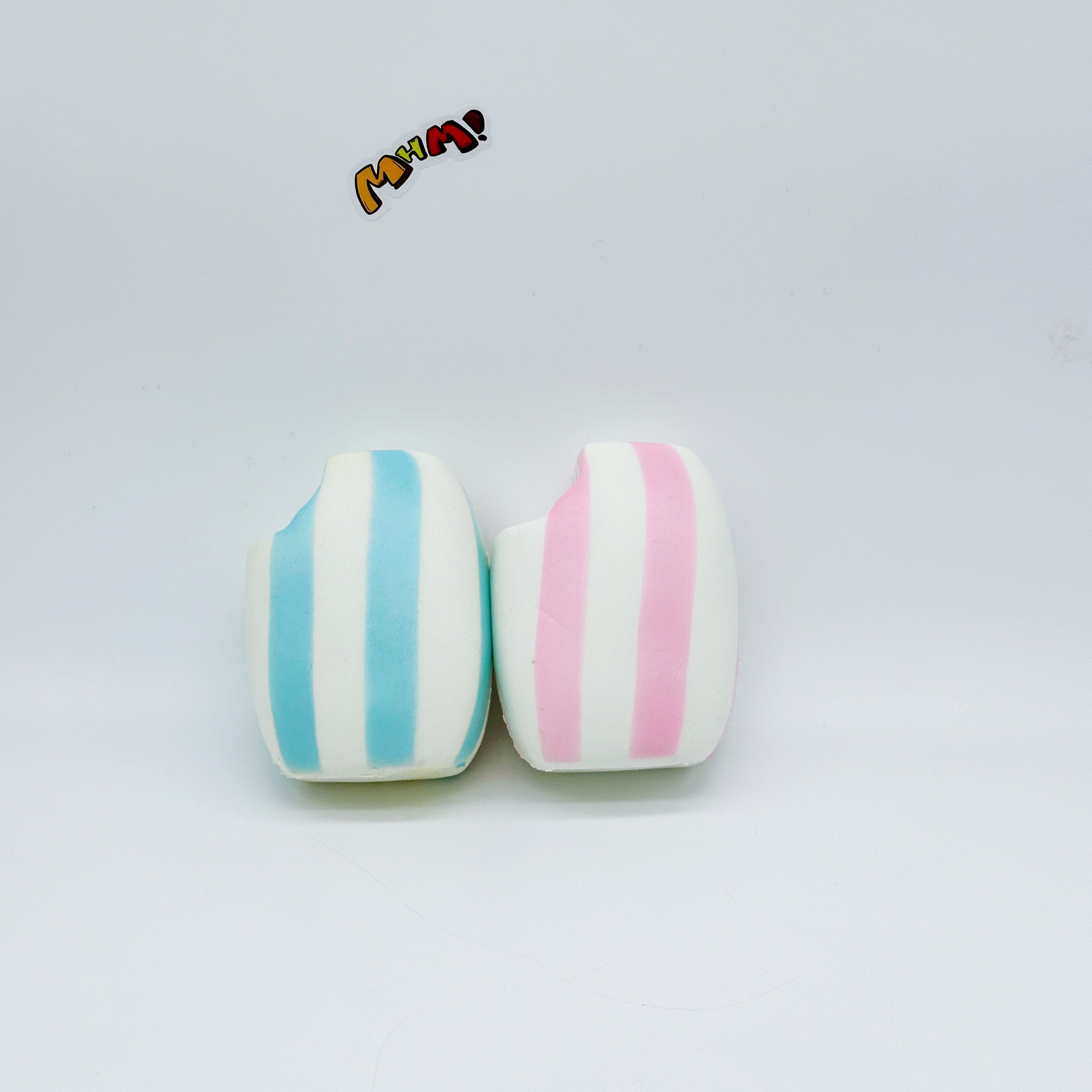 🍬 Striped Fruit Gummy Squishy | Candy Themed Slow Rising Stress Relief Toy