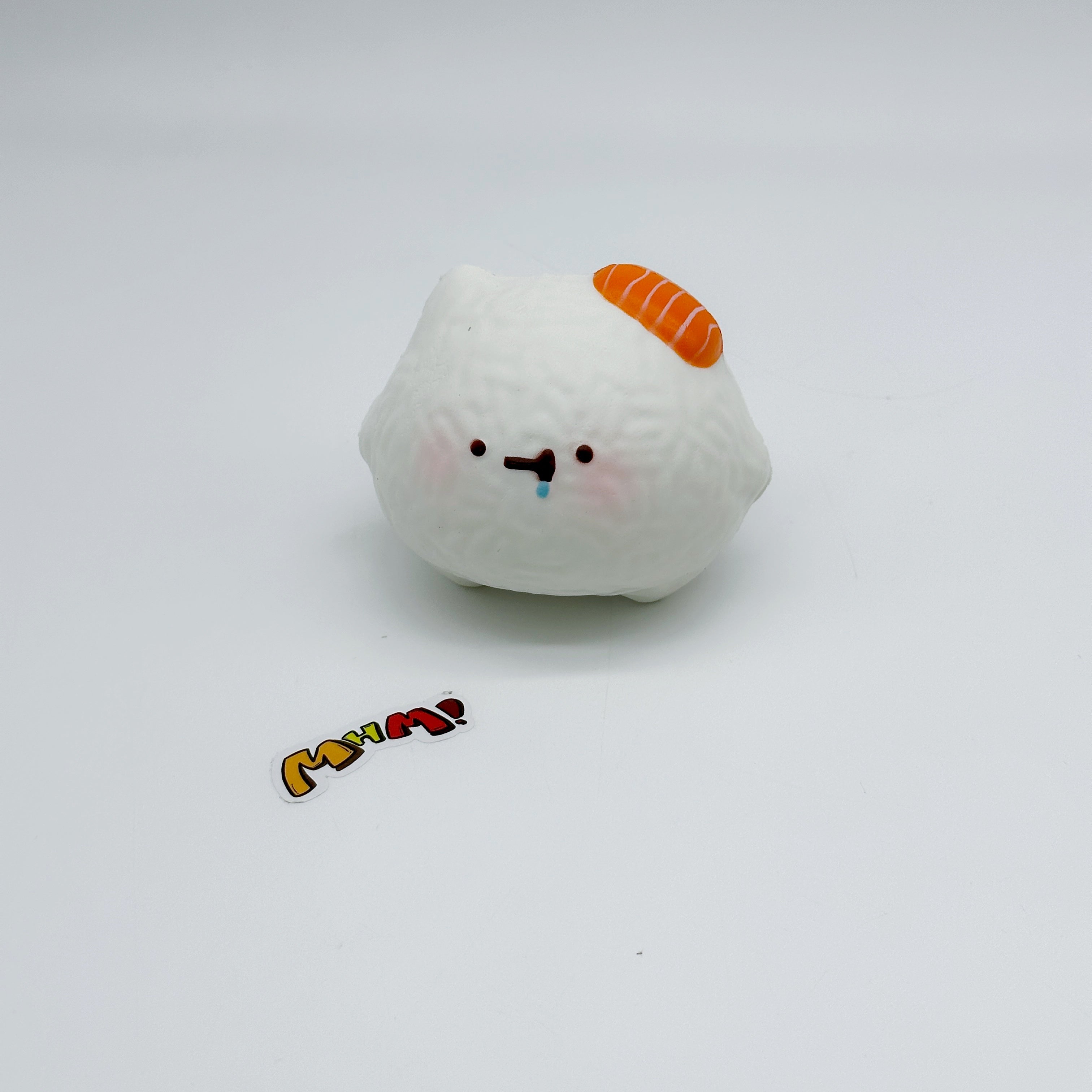 🍣 Salmon Onigiri Squishy | Japanese Sushi Themed Slow Rising Stress Relief Toy