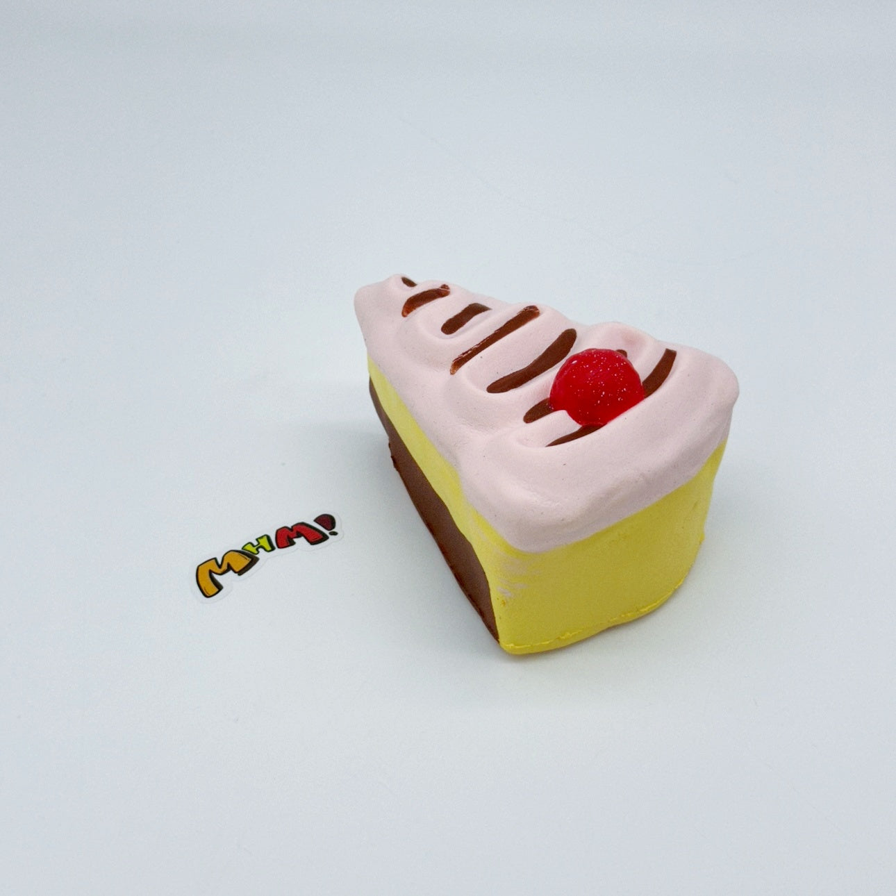 🍫 Raspberry Chocolate Cake Slice Squishy | Creamy Dessert Slow