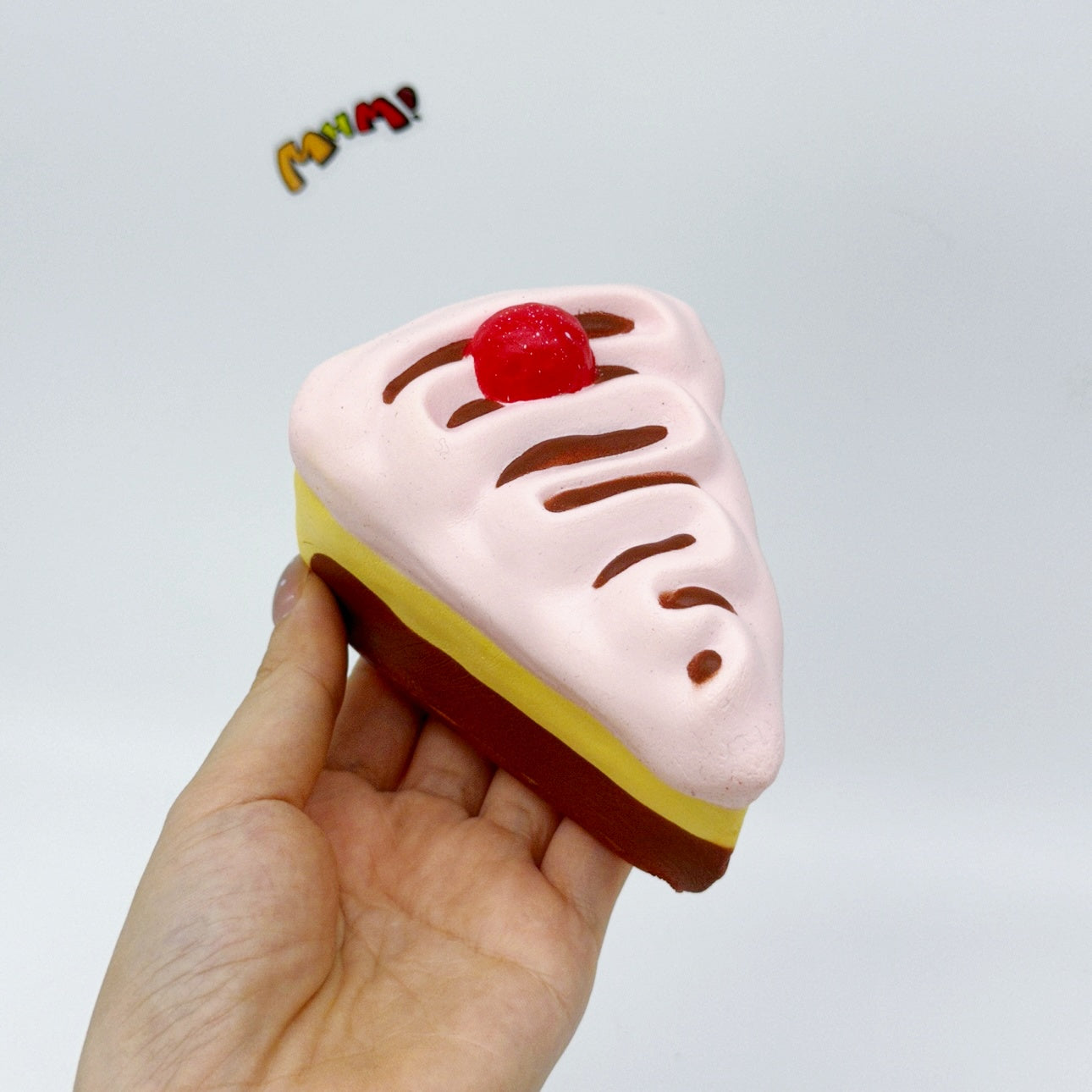 🍫 Raspberry Chocolate Cake Slice Squishy | Creamy Dessert Slow