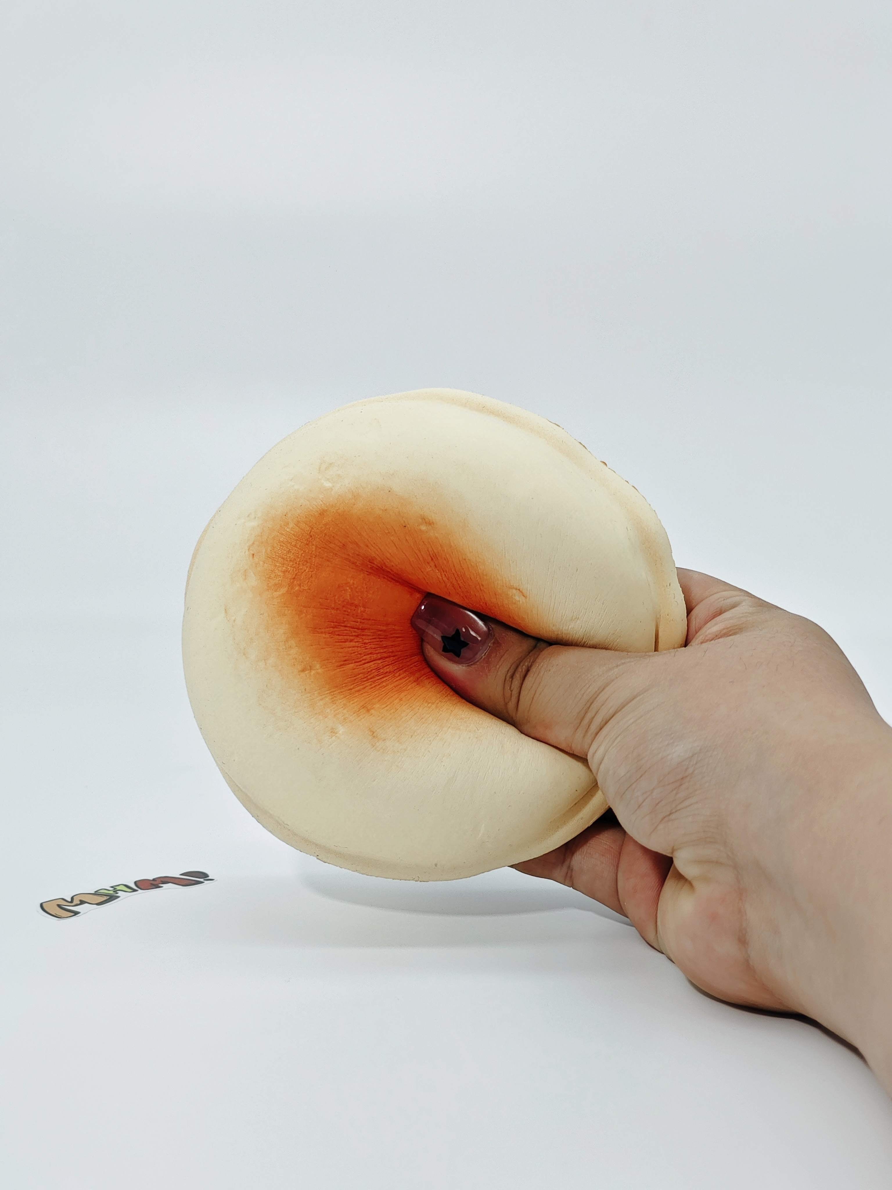 Caramel Soufflé Pancake Squishy - Sticky & Soft Dessert Toy | Slow Rising Toffee Scented Fidget