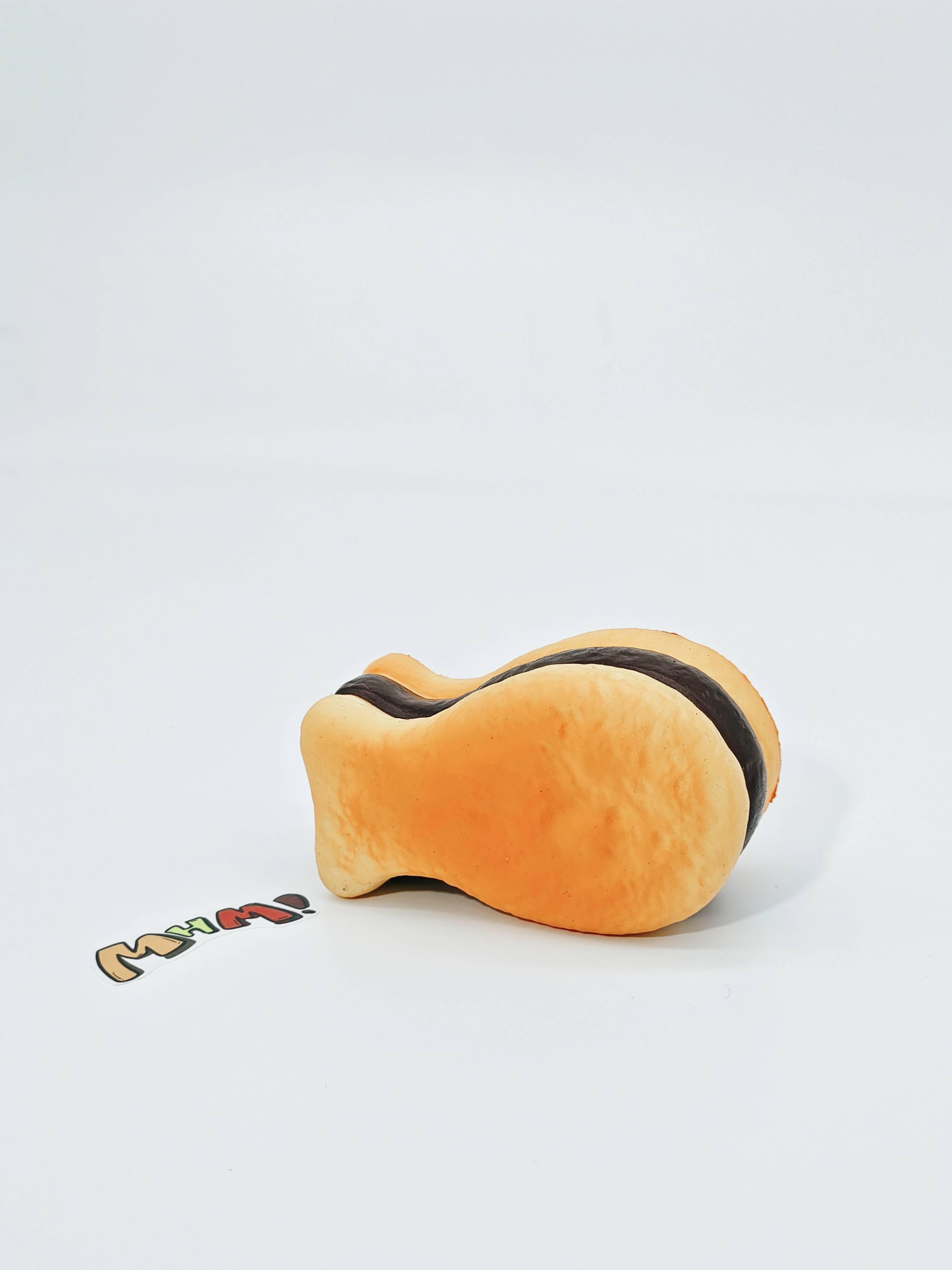 Chocolate Filling Fish Cake Squishy | Snack Themed Slow Rising St - soft slow rise fidget toy front view