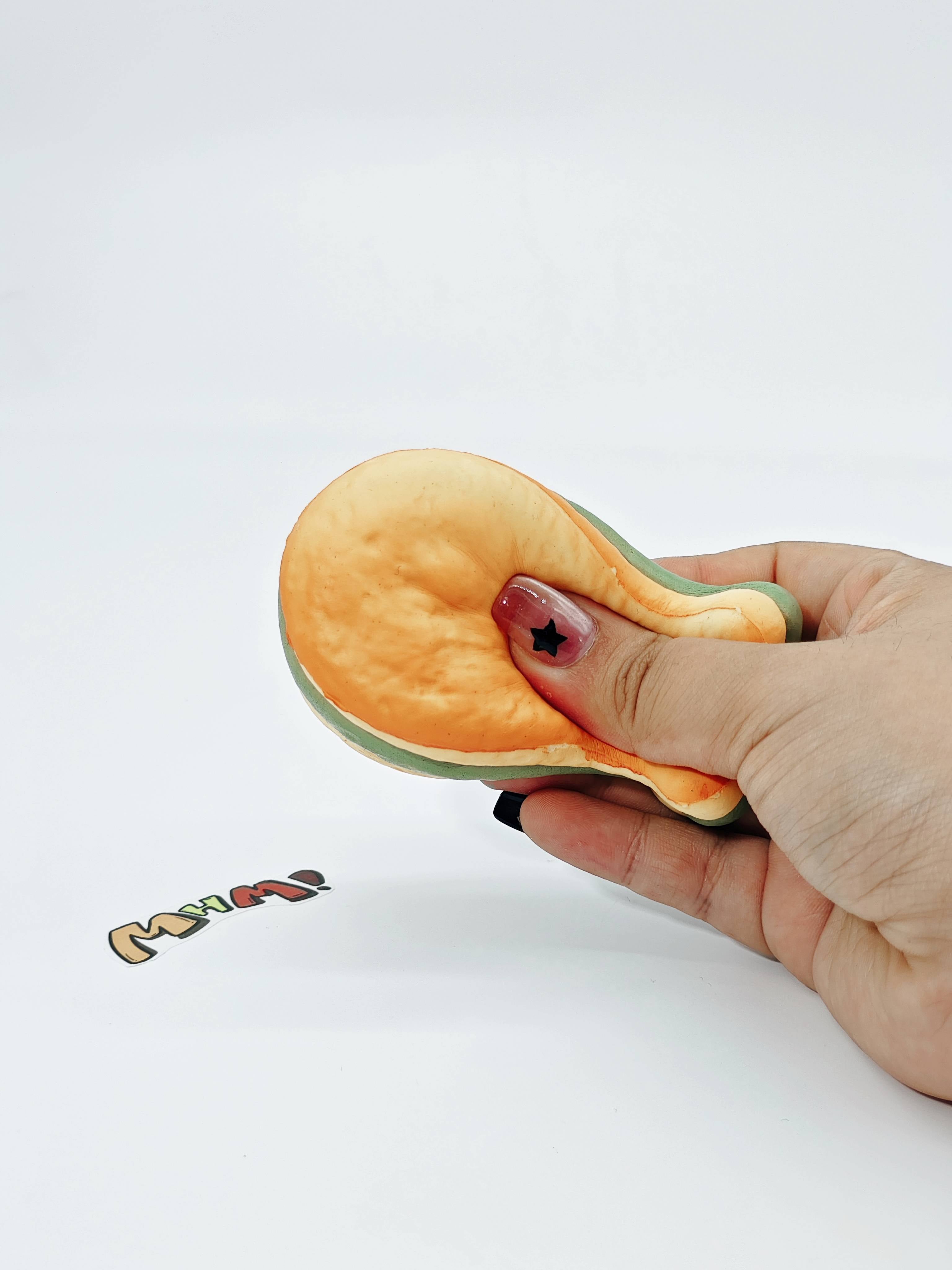 Matcha Filling Fish Cake Squishy | Snack Themed Slow Rising Stres - squishy stress relief toy detail shot