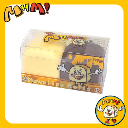 MHM Squishy Series Hawaiian Rolls Slow Rebound Soft Toys（chocolate）, Taba Squishy, Stress Relief Toy