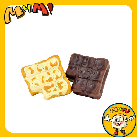 MHM Chocolate Sides Food Simulation Sticky Wet Soft Slow Rebound Stress Relieving Toy Adult Puzzle Toy Sensory Toy