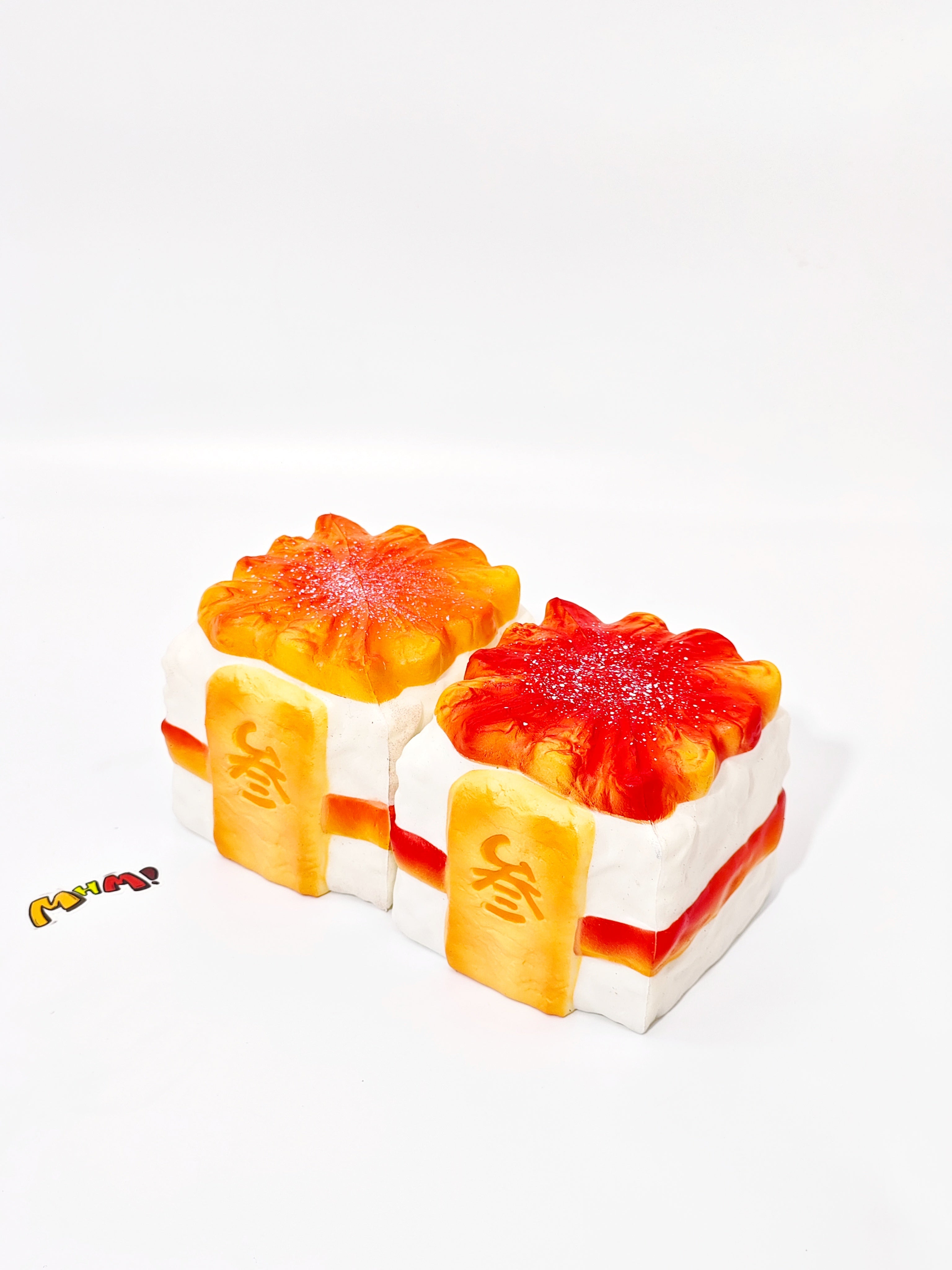 MHM Squishy Series Fruit Orange Yogurt Sticky Soft Slow-Bouncing  - slow rising squishy toy product photo
