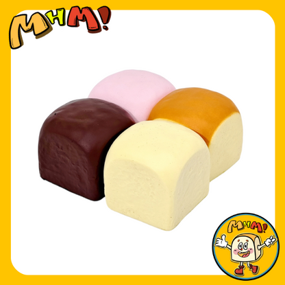 MHM Squishy Series Hawaiian Rolls Slow Rebound Soft Toys, Taba Squishy, Stress Relief Toy