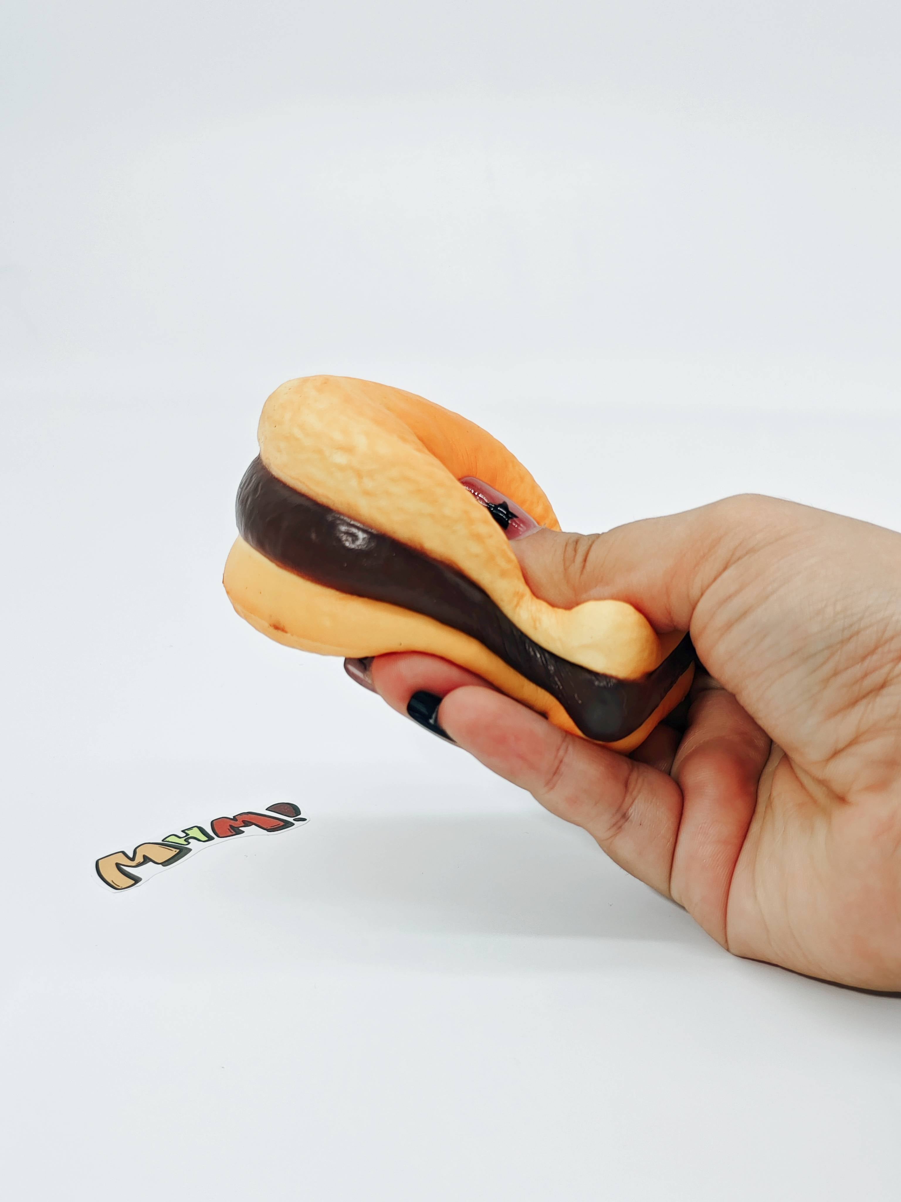 Chocolate Filling Fish Cake Squishy | Snack Themed Slow Rising St - slow rise fidget toy texture close up