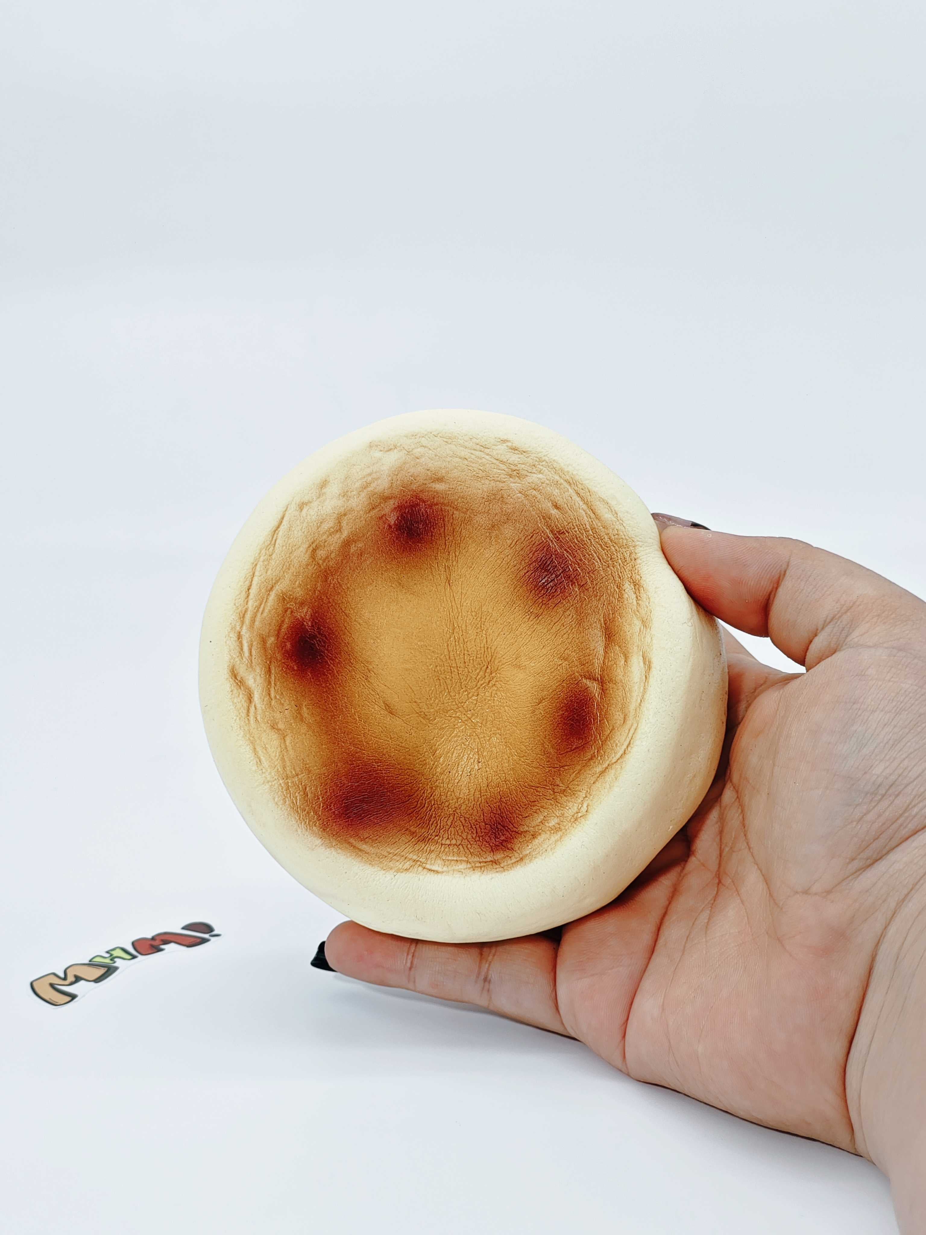 Basque Cheesecake Squishy | Dessert Themed Slow Rising Stress Rel - slow rise fidget toy texture close up