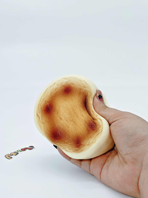 Basque Cheesecake Squishy | Dessert Themed Slow Rising Stress Rel - cute squishy toy packaging display