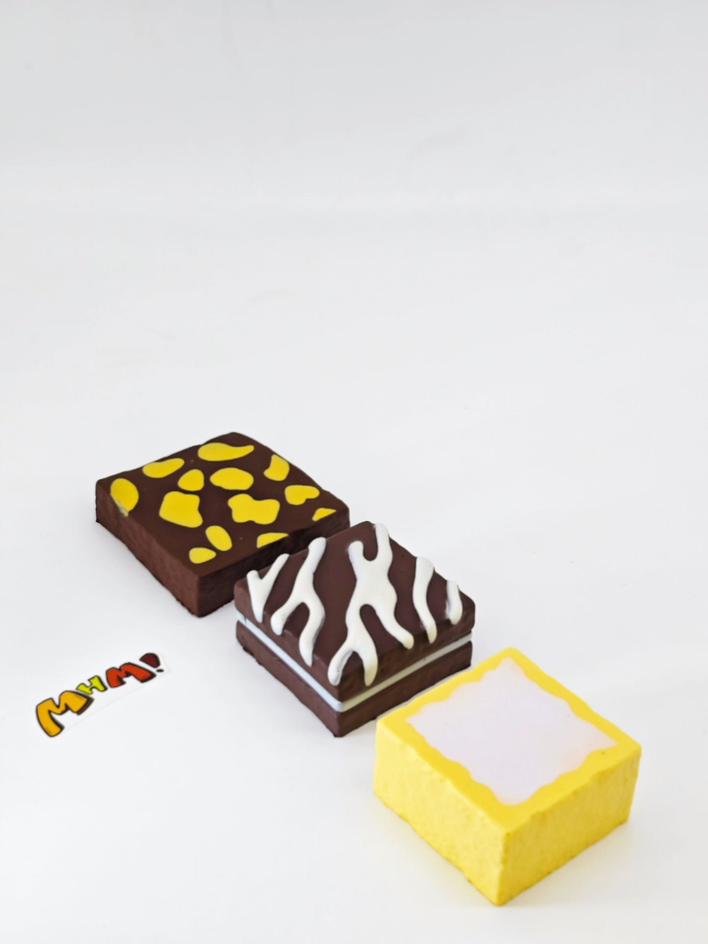 MHM Squishy Series Brownie Cookies Slow Rebound Simulated Food Sticky Hands Soft Decompression Toys