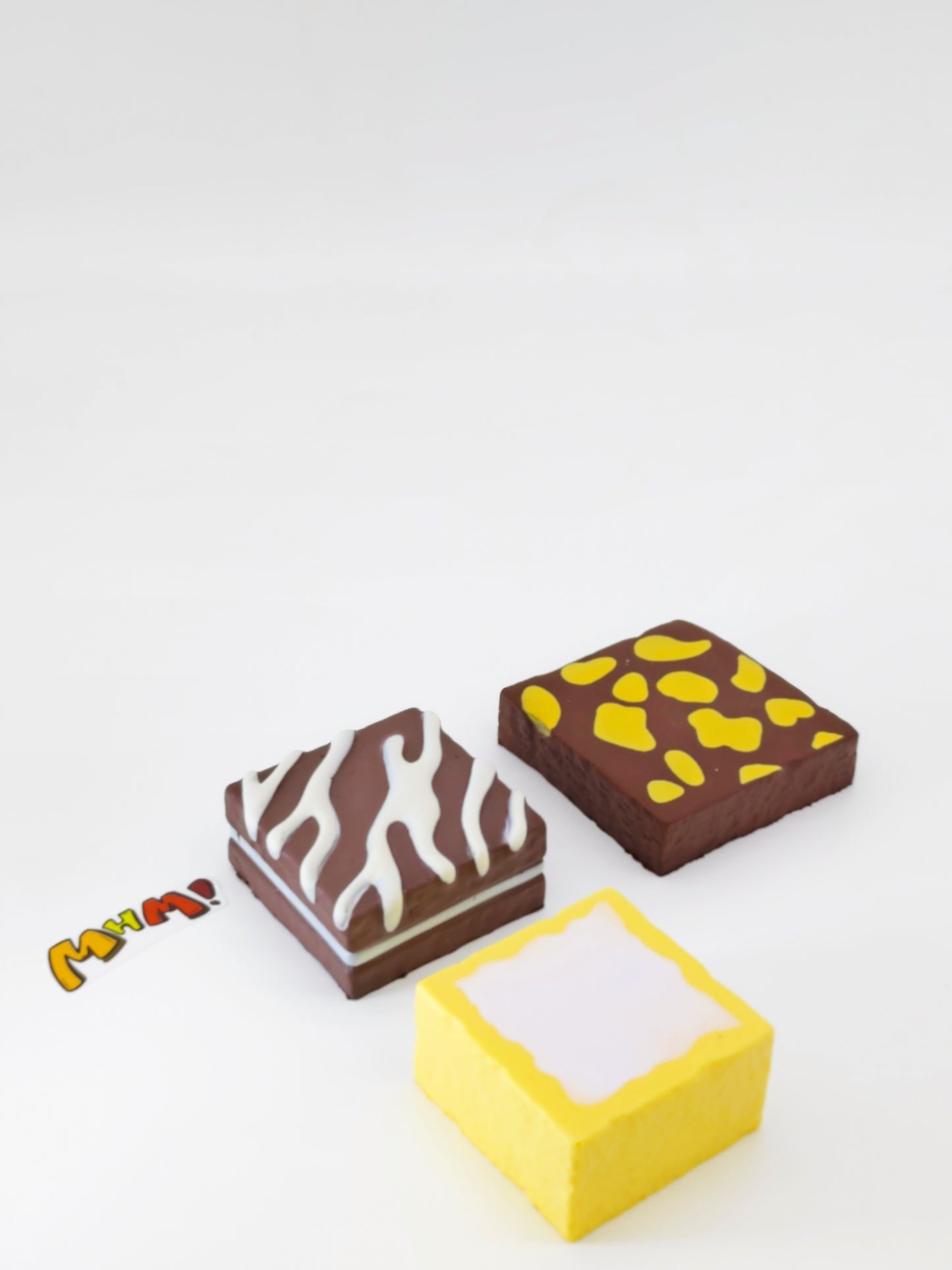 MHM Squishy Series Brownie Cookies Slow Rebound Simulated Food Sticky Hands Soft Decompression Toys