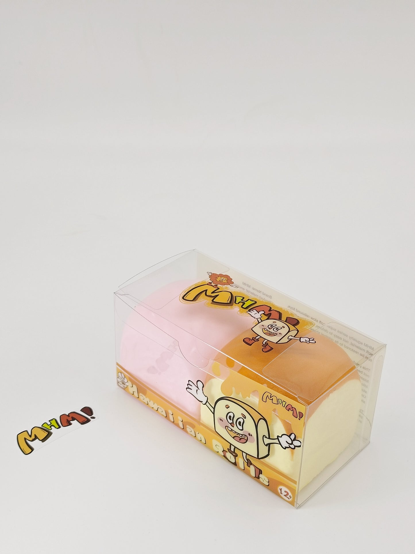 MHM Squishy Series Hawaiian Rolls Slow Rebound Soft Toys, Taba Squishy, Stress Relief Toy