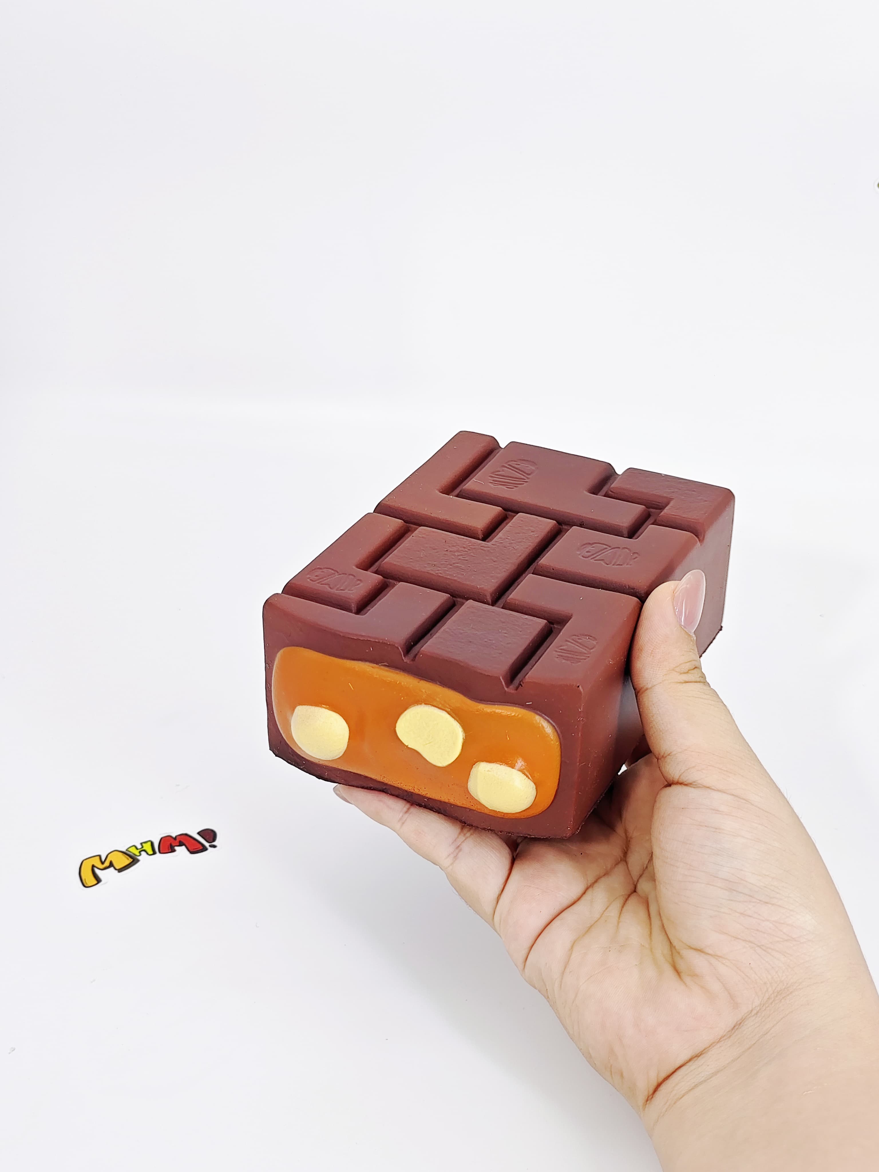 Tetris Chocolate Bar Squishy (Hazelnut Scent)