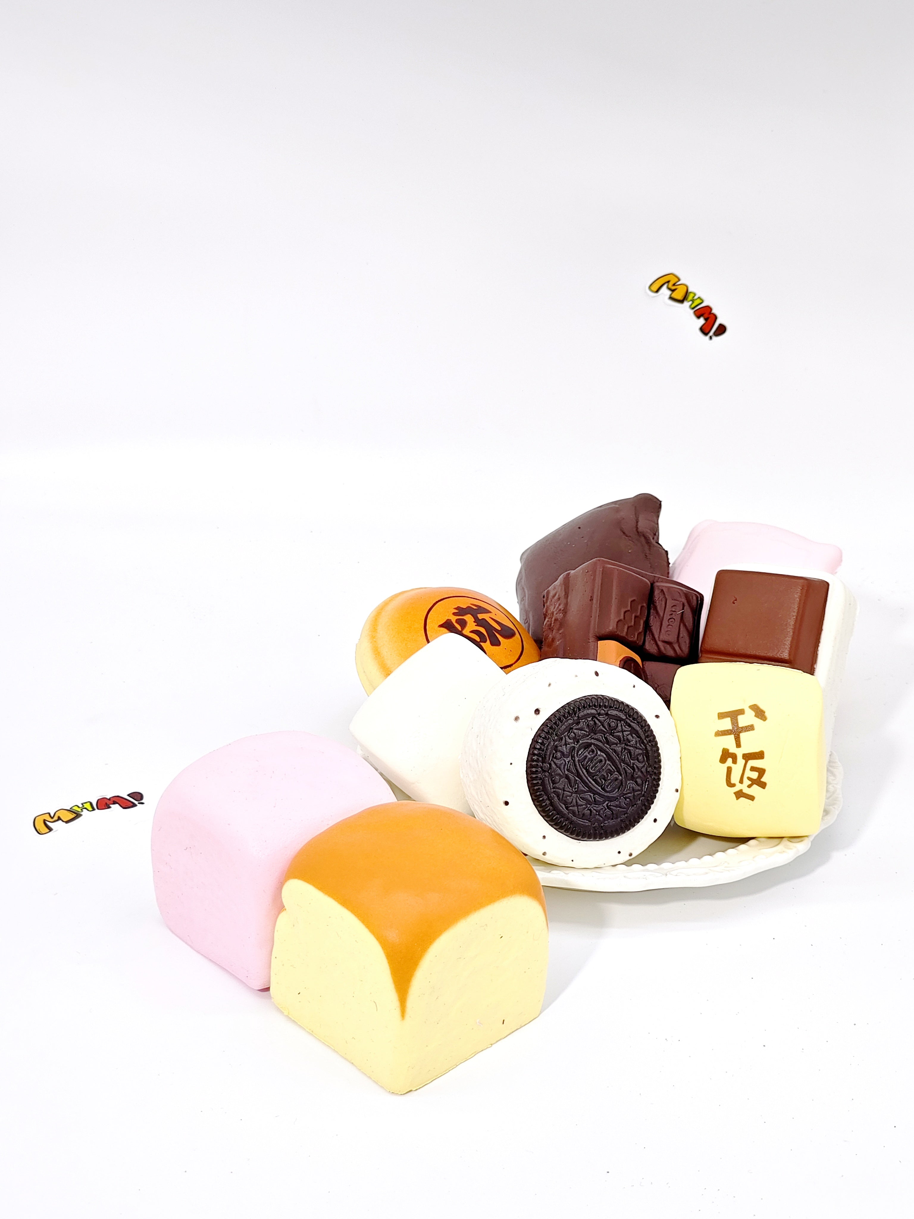 Hawaiian Roll Squishy Cubes