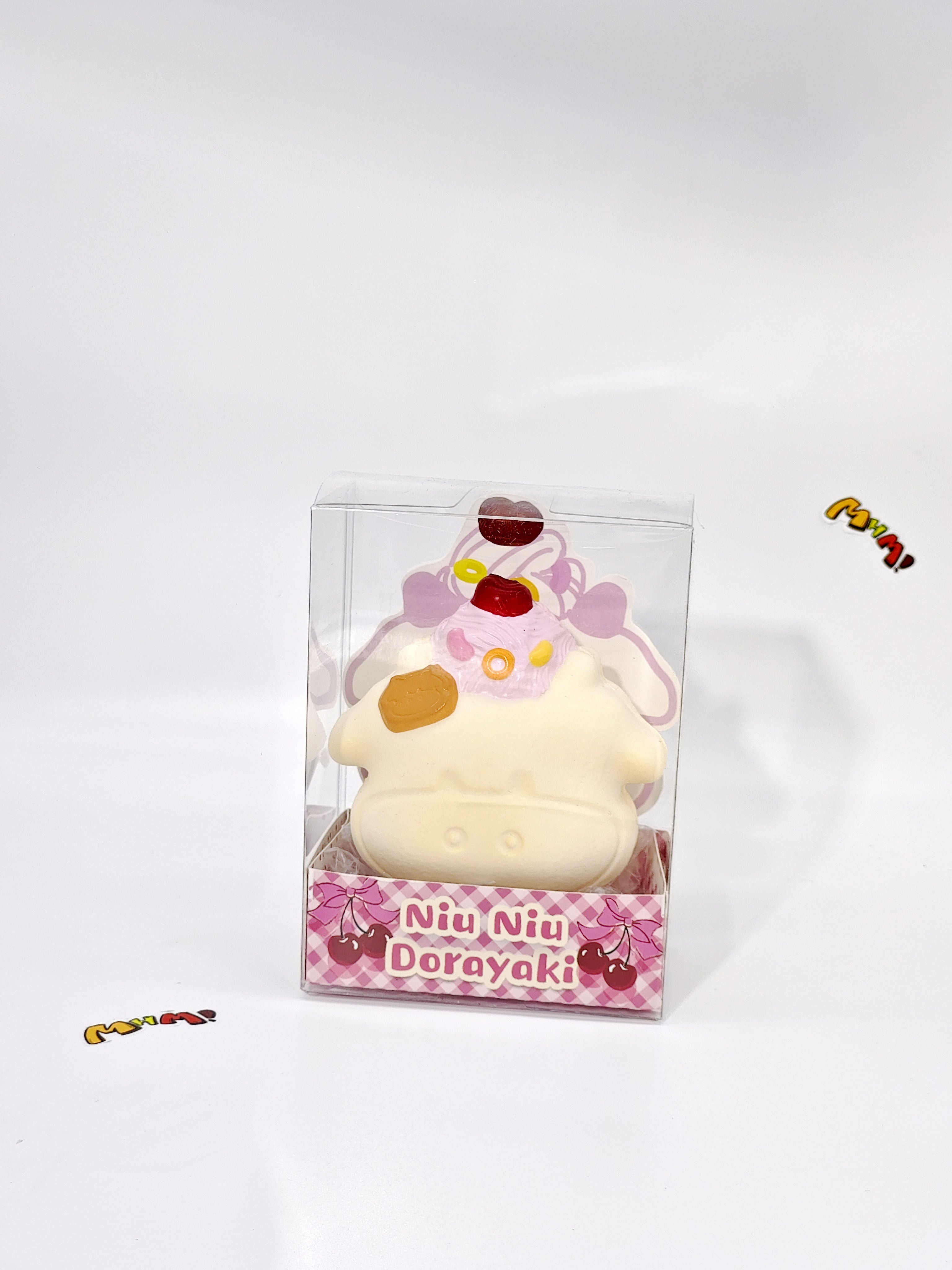 Milky Cow Cake Roll Squishy - Sticky & Soft Swiss Roll Toy | Slow Rising Cream Scented Fidget