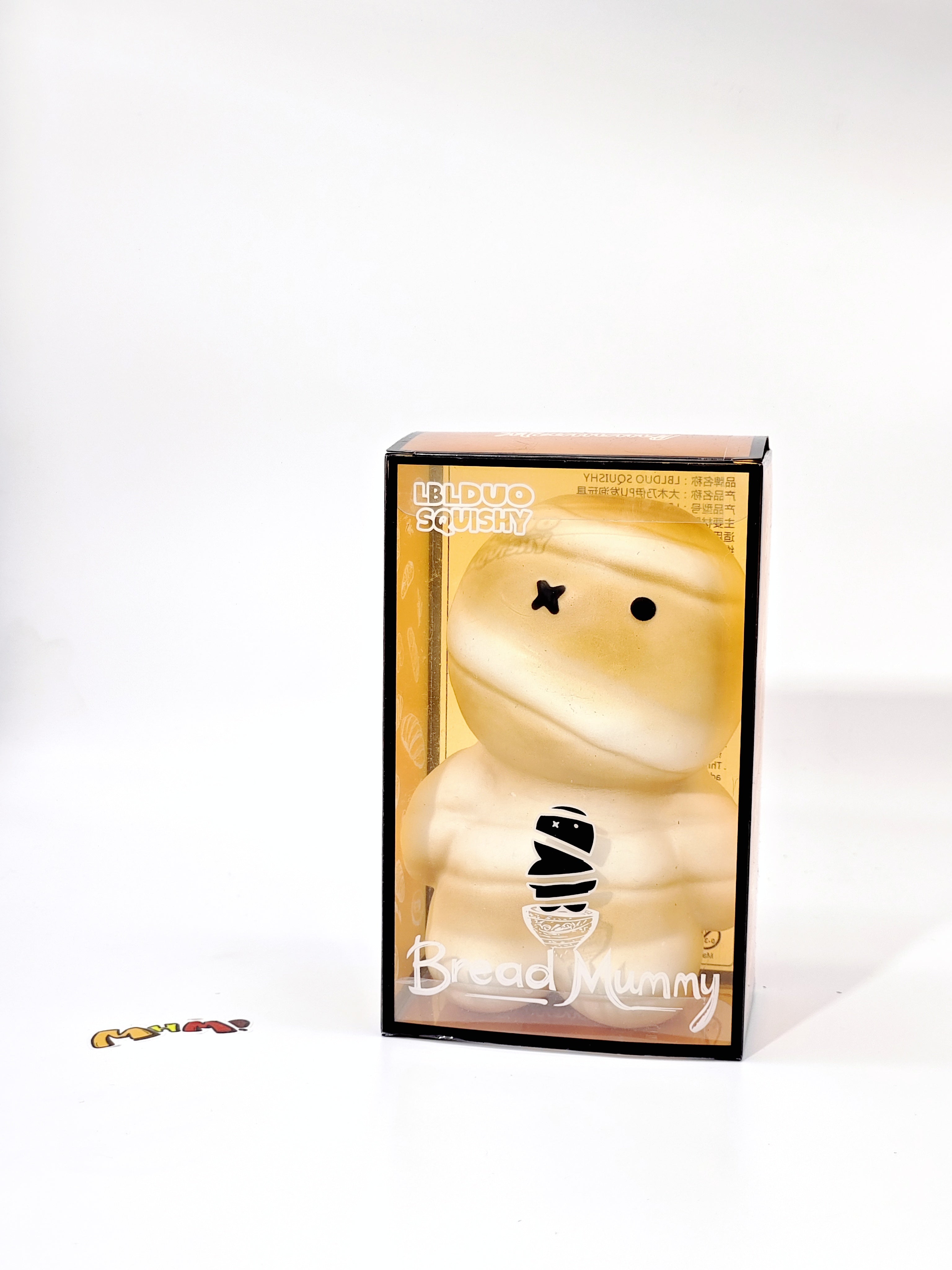 Little Mummy Taba Squishy (Desert Color) - Sticky & Soft Sand Striped Toy | Slow Rising Halloween Fidget