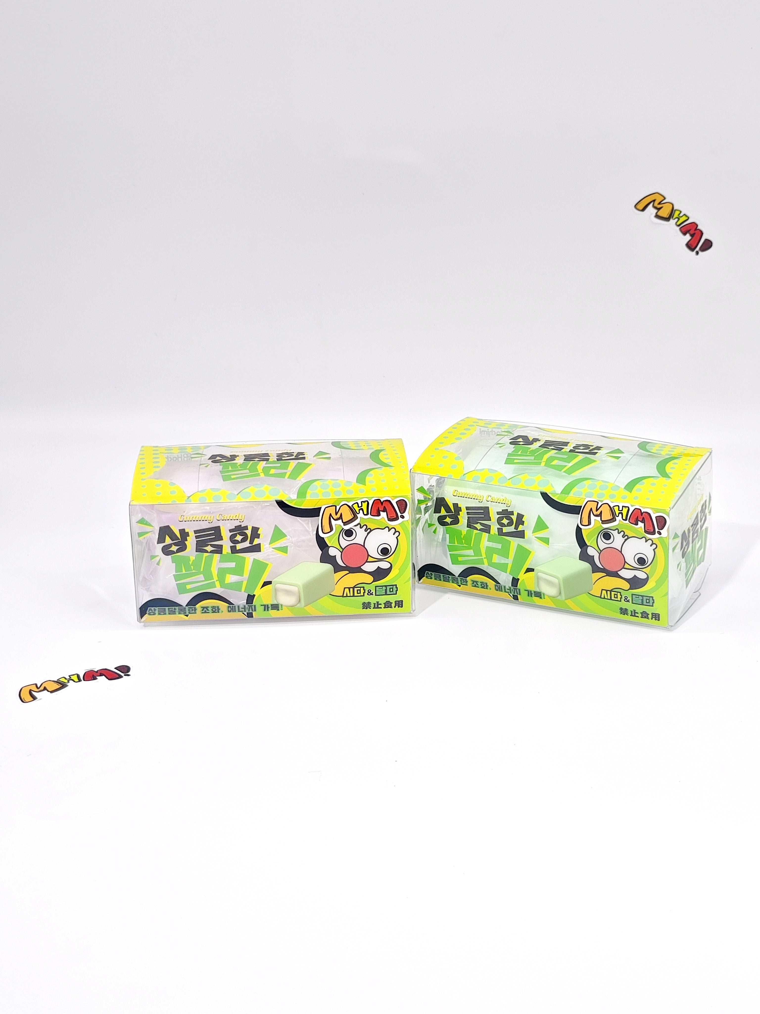 Mint & Grape Stick Gummy Squishy | 2 Styles Available Candy Theme - slow rise toy hand squeeze demo