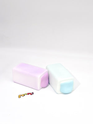 Mint & Grape Stick Gummy Squishy | 2 Styles Available Candy Theme - slow rise fidget toy texture close up