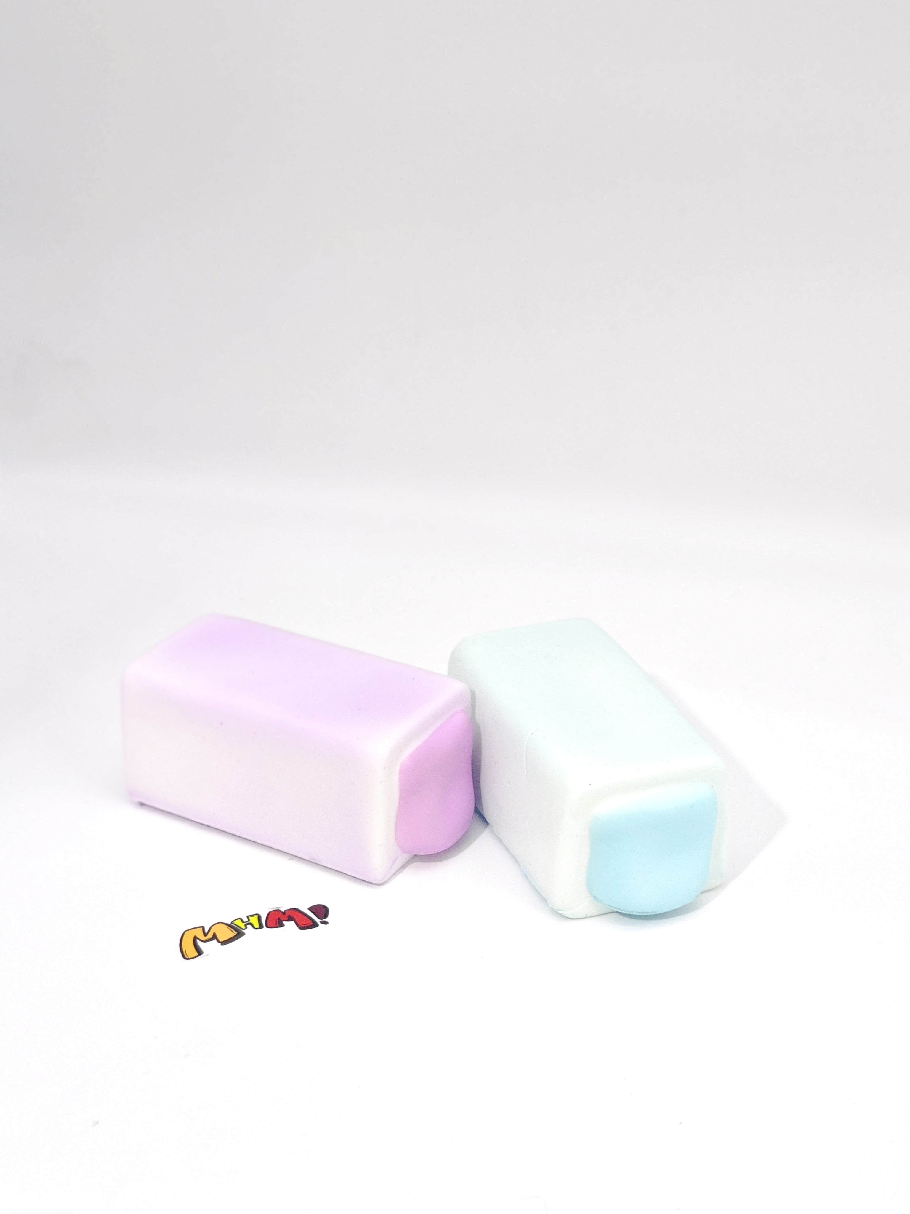 Mint & Grape Stick Gummy Squishy | 2 Styles Available Candy Theme - slow rise fidget toy texture close up