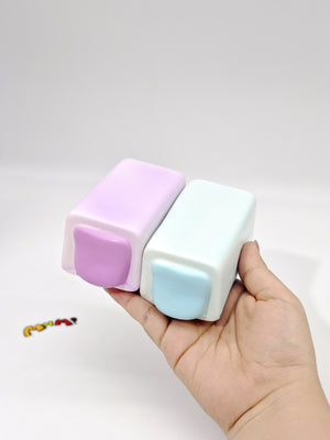 Mint & Grape Stick Gummy Squishy | 2 Styles Available Candy Theme - slow rising squeeze toy side angle view