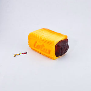 Dark Thick Filled Milk Biscuit Squishy | Snack Themed Slow Rising - slow rising squishy toy product photo