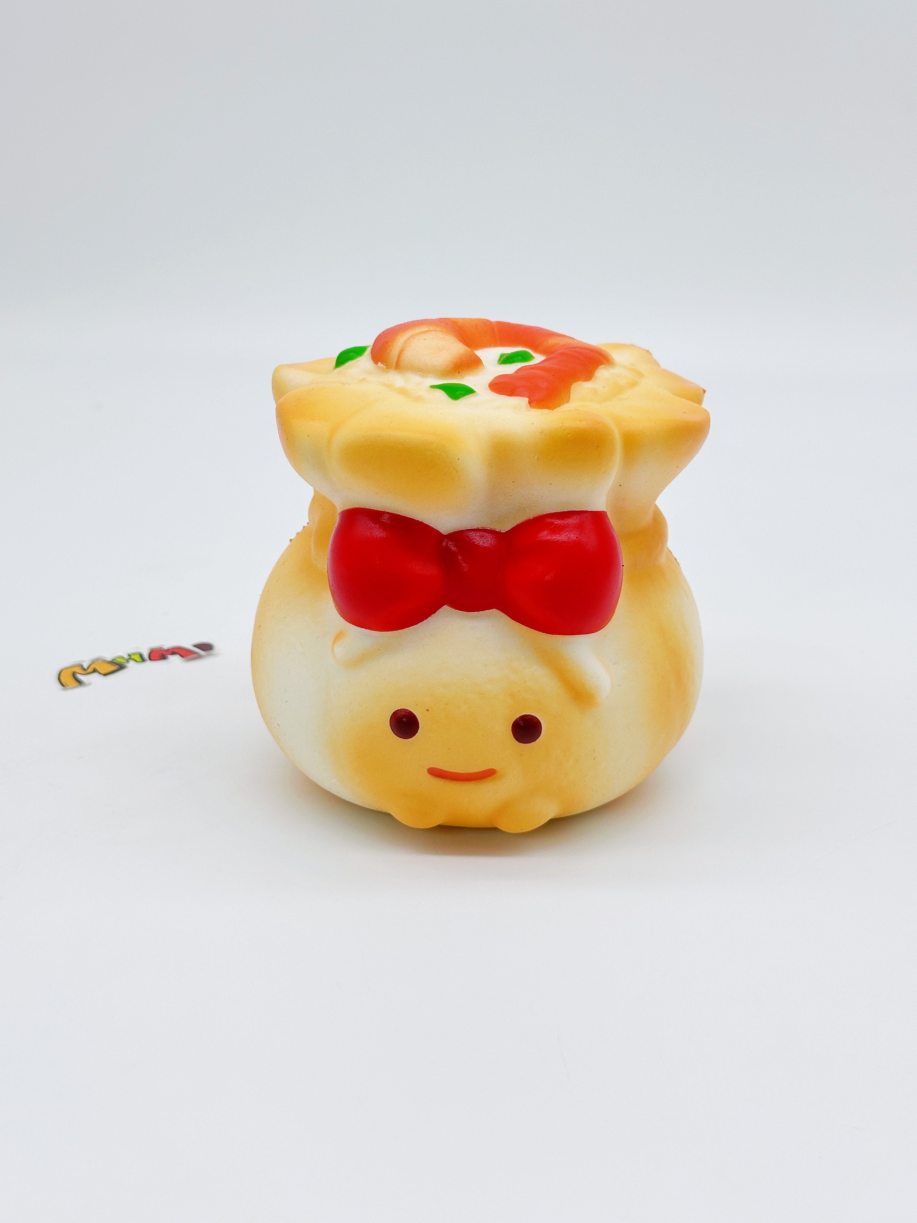 Adorable Shrimp Siu Mai Squishy Slow Rise, Ultra Soft! - squishy stress relief toy detail shot